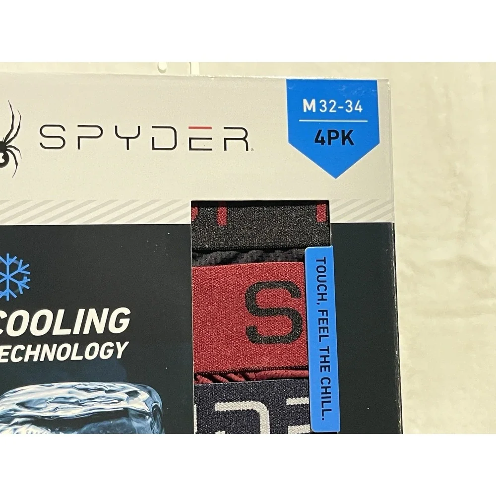 Spyder Men's Cooling Technology Boxer Briefs Size M (32-34)